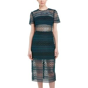 Karina Grimaldi Women's Green Ben Midi Dress
